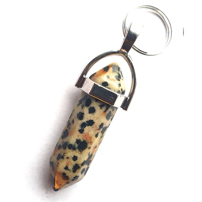 Pointed Crystal Gemstone Pet Dog Charms